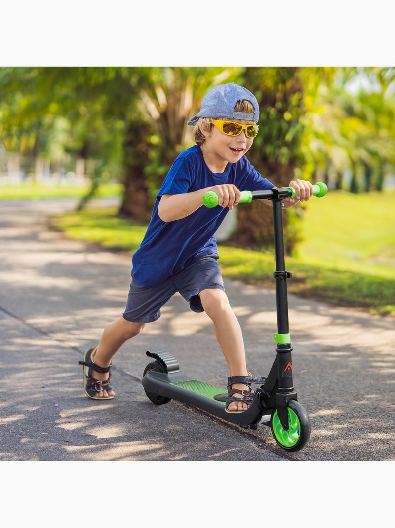 Trottinette électrique enfant pliable réglable max 8 km/h Noir - Kiabi