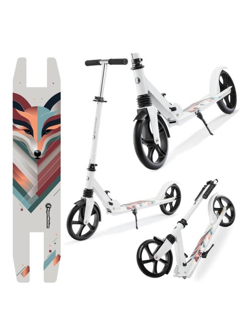 Trottinette Enfant +6 ans 100 Kg max, Pliable, Amortisseur, Guidon H 85-95, ABEC 7 - Kiabi