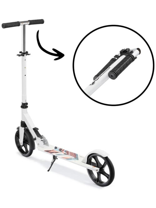 Trottinette Enfant +6 ans 100 Kg max, Pliable, Amortisseur, Guidon H 85-95, ABEC 7 - Kiabi