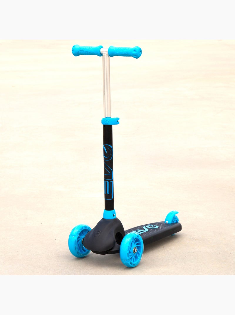 Trottinette enfant à 3 roues avec éclairage evo Bleu - Kiabi