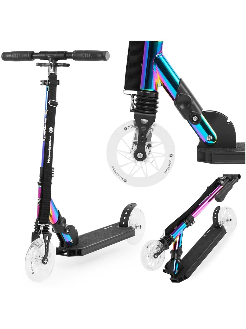 Trottinette Enfant Adolescent +7 ans max 100 kg, Pliable, Hauteur Réglable 74-88 cm Amortisseur N/A - Kiabi