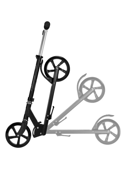 Trottinette Enfant Ados 100Kg max, Pliable Frein à Pied Roue 200mm ABEC-7, Noire - Kiabi