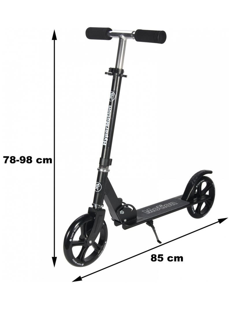 Trottinette Enfant Ados 100Kg max, Pliable Frein à Pied Roue 200mm ABEC-7, Noire N/A - Kiabi