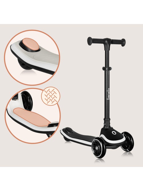 Trottinette enfant avec Casque LIONELO Mey - 3 Roues éclairées - Pliable - Hauteur réglable - Kiabi Trottinette enfant avec Casque LIONELO Mey - 3 Roues éclairées - Pliable - Hauteur réglable - Kiabi