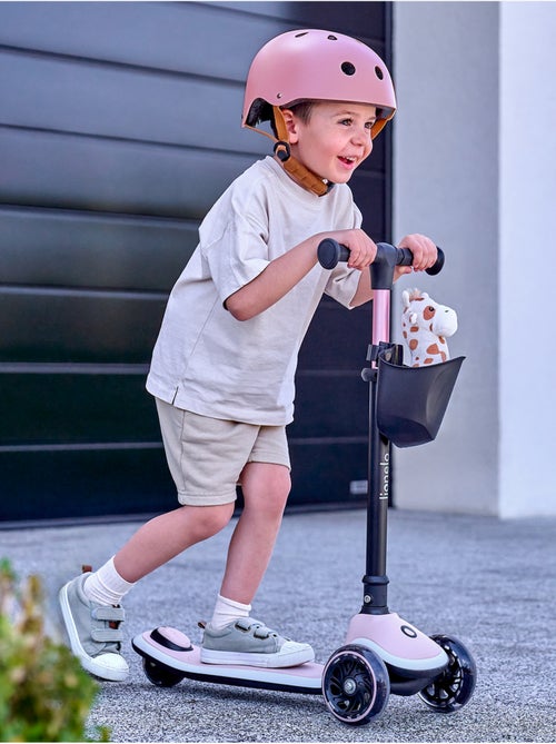 Trottinette enfant avec Casque LIONELO Mey - 3 Roues éclairées - Pliable - Hauteur réglable - Kiabi Trottinette enfant avec Casque LIONELO Mey - 3 Roues éclairées - Pliable - Hauteur réglable - Kiabi