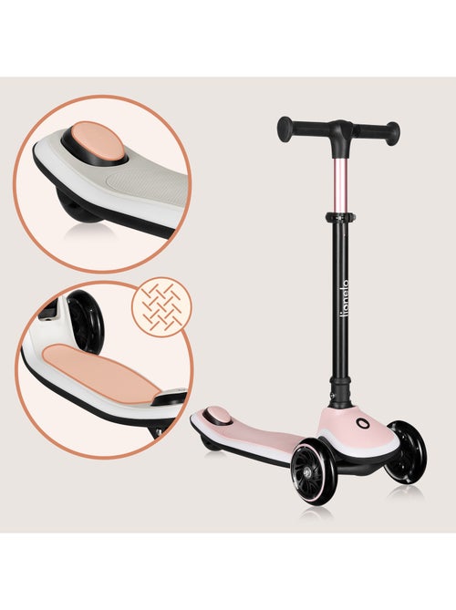 Trottinette enfant avec Casque LIONELO Mey - 3 Roues éclairées - Pliable - Hauteur réglable - Kiabi Trottinette enfant avec Casque LIONELO Mey - 3 Roues éclairées - Pliable - Hauteur réglable - Kiabi
