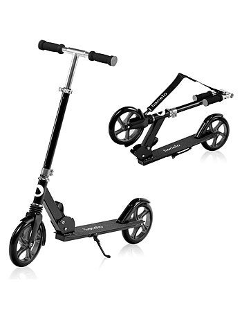 Trottinette enfant et adulte LIONELO Luca - Jusqu'à 100kg - Pliage compact - Porte-biberon