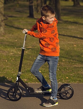 Trottinette enfant et adulte LIONELO Luca - Jusqu'à 100kg - Pliage compact - Porte-biberon