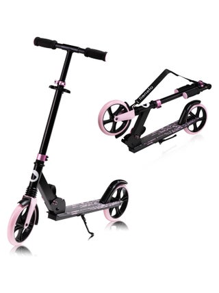 Trottinette enfant et adulte LIONELO Luca - Jusqu'à 100kg - Pliage compact -  Porte-biberon