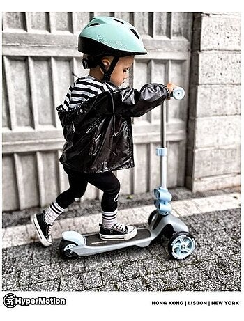 Trottinette enfant evolutive 3 en 1 avec selle guidon reglable 2-6 ans