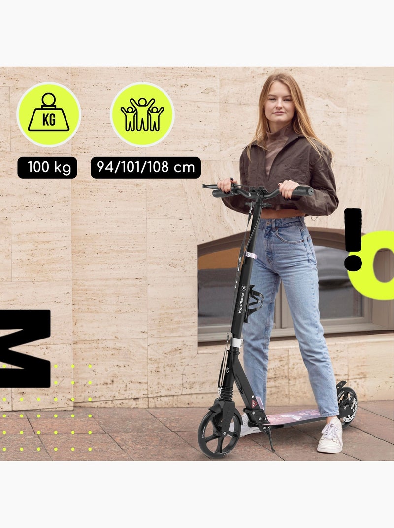 Trottinette enfant jusqu'à 100kg - 2 amortisseurs - pliable - 2 freins- aluminium- abec-7 N/A - Kiabi