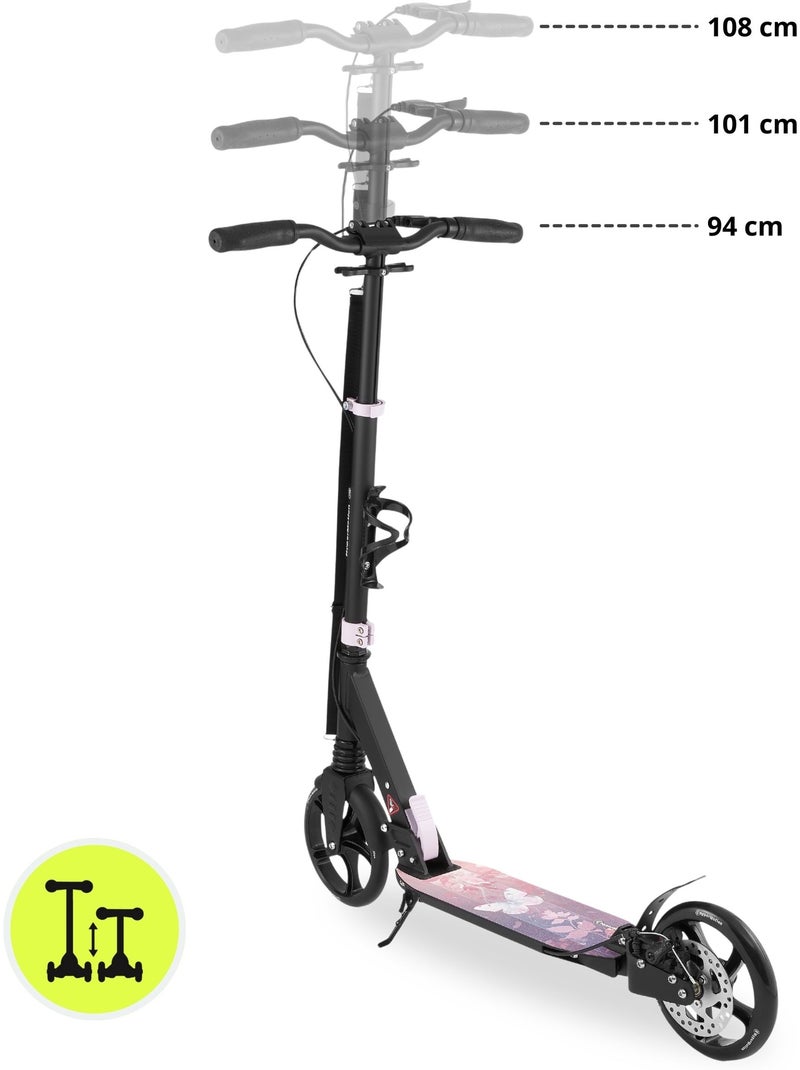 Trottinette enfant jusqu'à 100kg - 2 amortisseurs - pliable - 2 freins- aluminium- abec-7 N/A - Kiabi