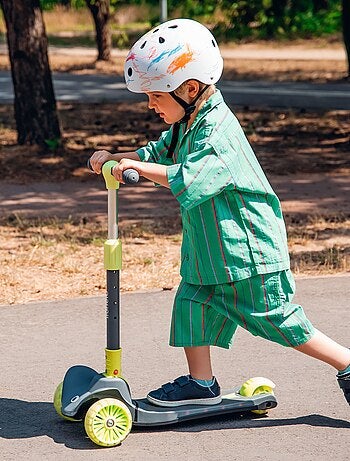 Trottinette enfant LIONELO Timmy - 3 Roues - LED Roulement - Hauteur réglable