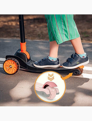 Trottinette enfant LIONELO Timmy - 3 Roues - LED Roulement - Hauteur réglable