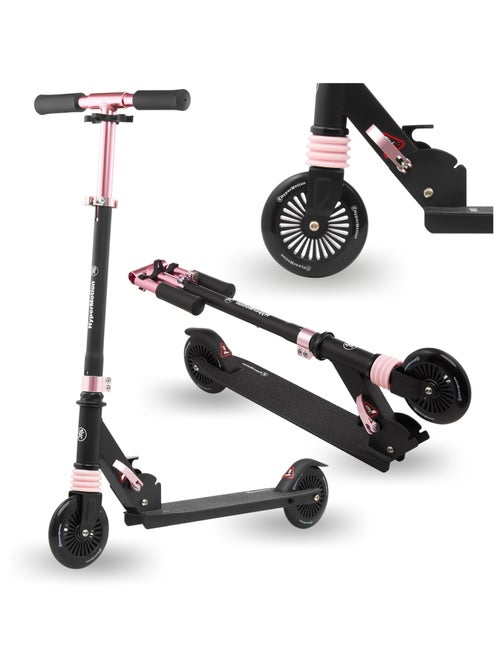 Trottinette Enfant Pliable amortisseurs, Pliable, 2 Roues en Caoutchouc 125 mm, Guidon Réglable - Kiabi