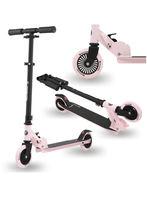 Trottinette enfants 3-8 ans pliable, max 40 kg, barre réglable, roues en polyuréthane - Kiabi