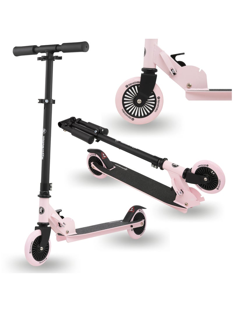 Trottinette Enfants 3-8 ans Pliable, Max 40 Kg, Barre Réglable, Roues en polyuréthane, Rose N/A - Kiabi