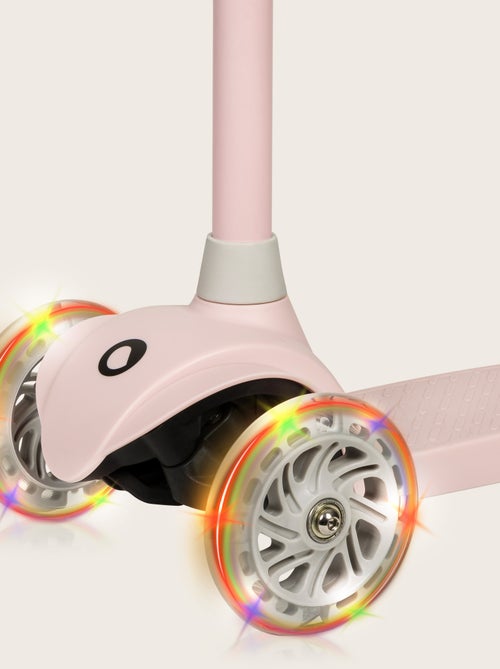 Trottinette enfants avec casque LIONELO Jessy - Roues éclairées - 3 Roues - Hauteur réglable - Kiabi