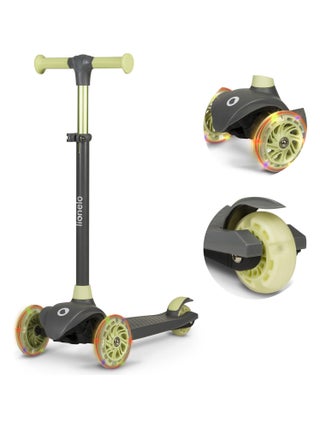 Trottinette enfants LIONELO Jessy - Roues éclairées - 3 Roues - Hauteur réglable