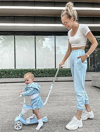 Trottinette évolutive 3-en-1 draisienne enfant bleu HyperMotion