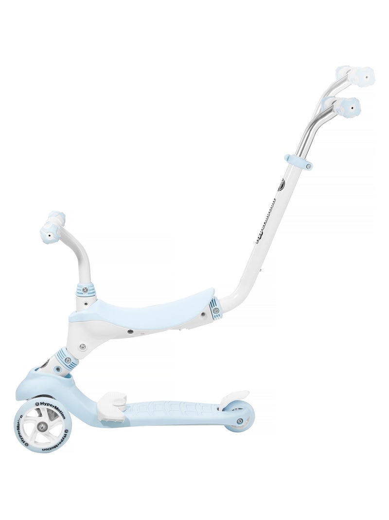 Trottinette évolutive 3-en-1 draisienne enfant hypermotion Bleu - Kiabi