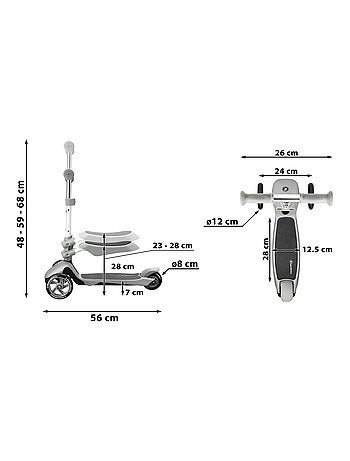 Trottinette évolutive avec siège amovible réglable HyperMotion