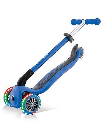 Trottinette évolutive enfant lumineuse et pliable Primo- Navy Blue