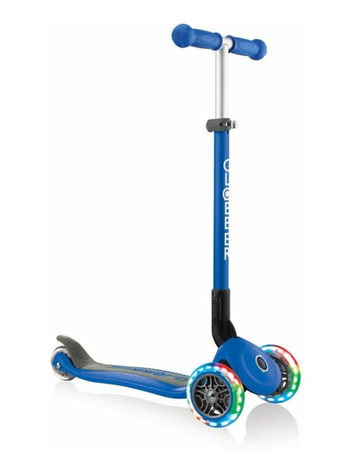 Trottinette évolutive enfant lumineuse et pliable Primo-  Navy Blue - Kiabi