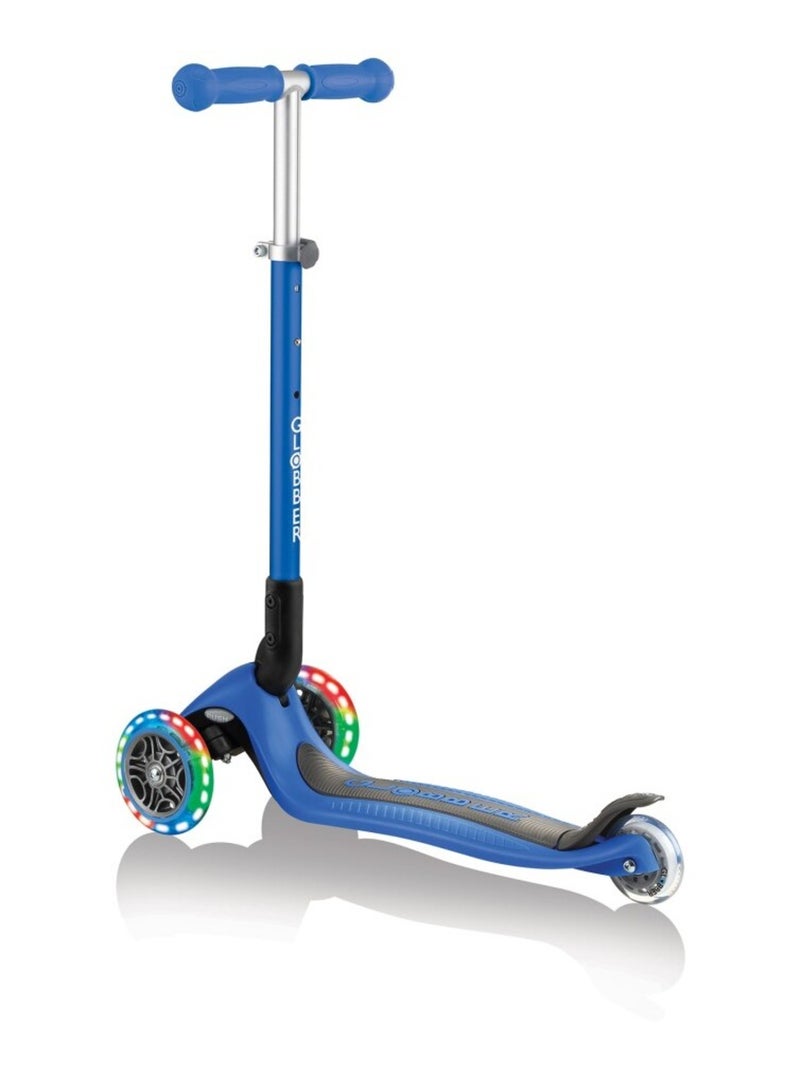 Trottinette évolutive enfant lumineuse et pliable Primo-  Navy Blue Bleu - Kiabi