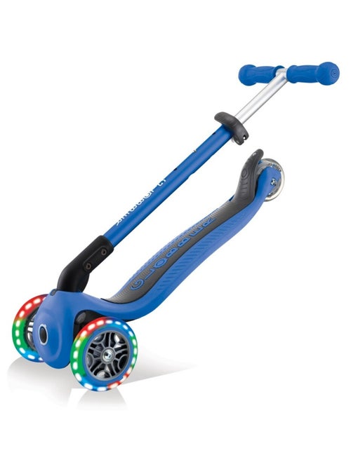 Trottinette évolutive enfant lumineuse et pliable Primo-  Navy Blue - Kiabi