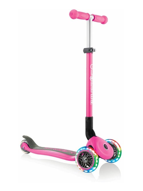Trottinette évolutive enfant lumineuse et pliable Primo Rose - Kiabi