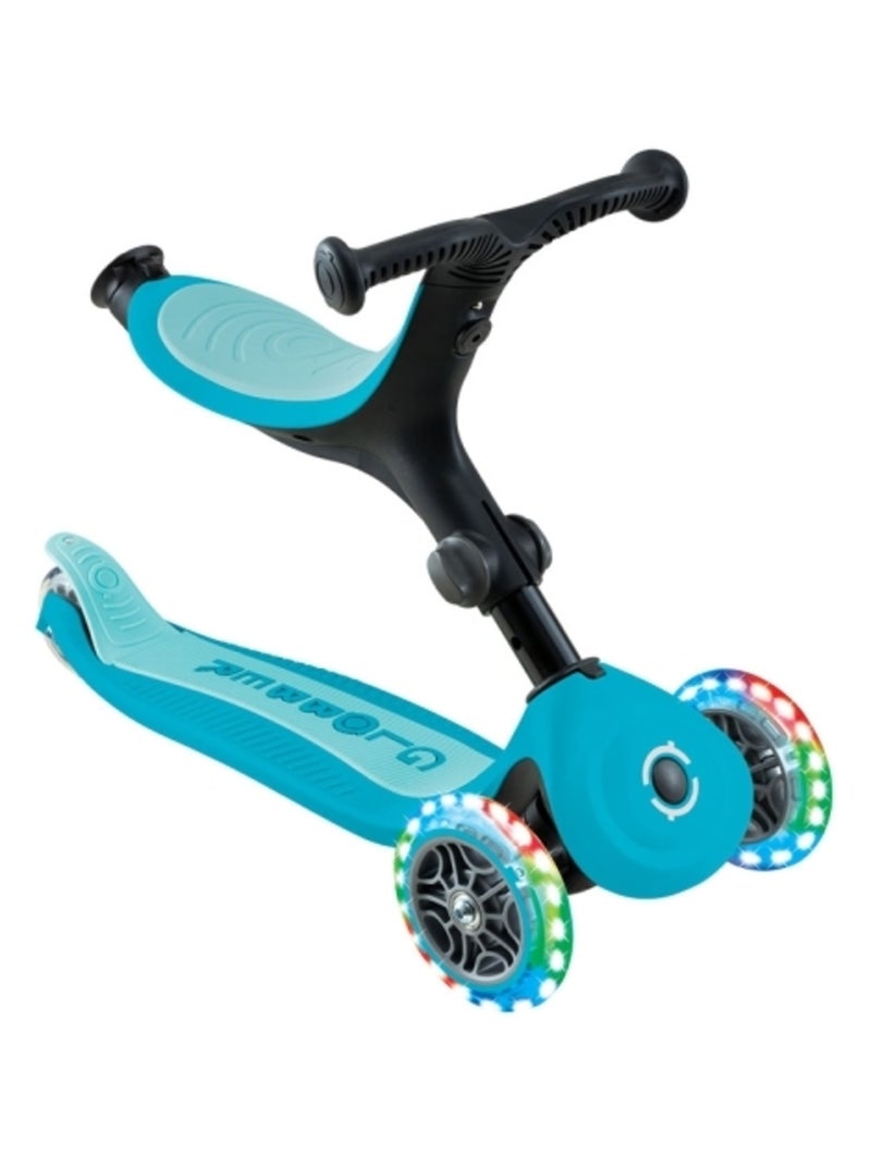 Trottinette évolutive GO-UP ACTIVE LIGHTS 360 Bleu azur - Kiabi