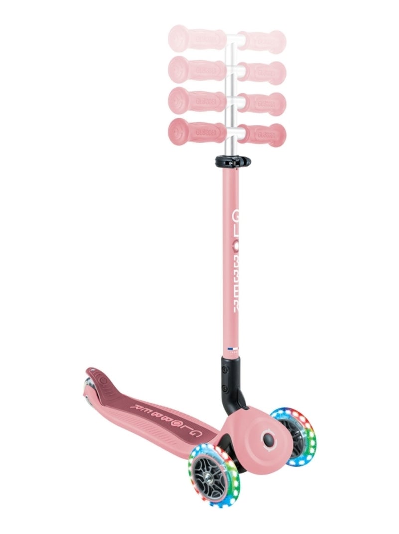Trottinette évolutive GO-UP ACTIVE LIGHTS 360 Rose clair - Kiabi