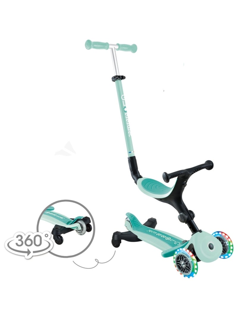 Trottinette évolutive GO-UP ACTIVE LIGHTS 360 Vert menthe - Kiabi
