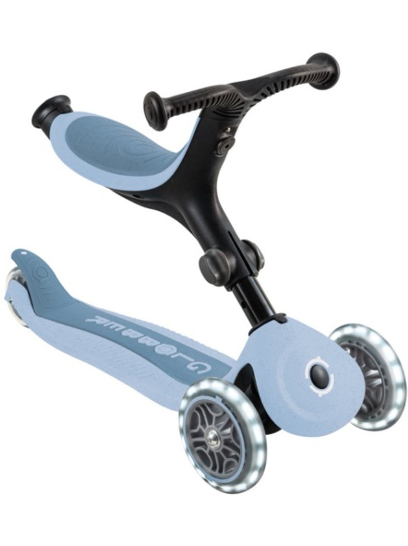 Trottinette évolutive go-up active lights essential Bleu pastel - Kiabi