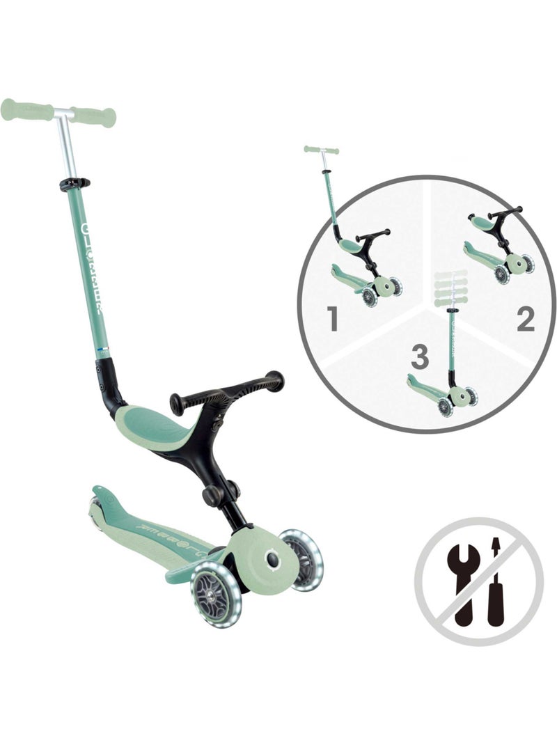 Trottinette évolutive go-up active lights essential Vert pistache - Kiabi