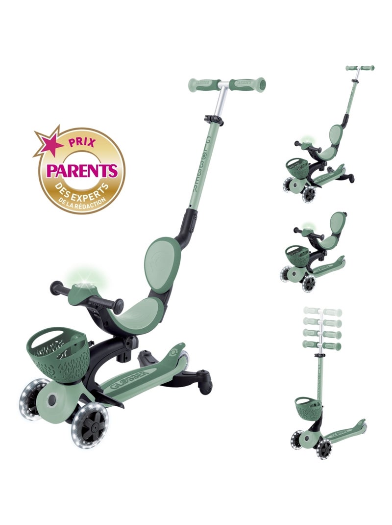 Trottinette évolutive GO-UP BABY 360 LIGHTS Vert Sauge - Kiabi