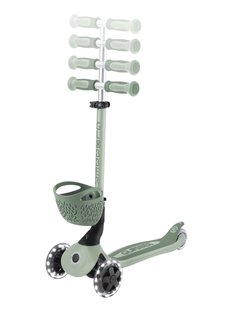 Trottinette évolutive GO-UP BABY 360 LIGHTS Vert Sauge - Kiabi