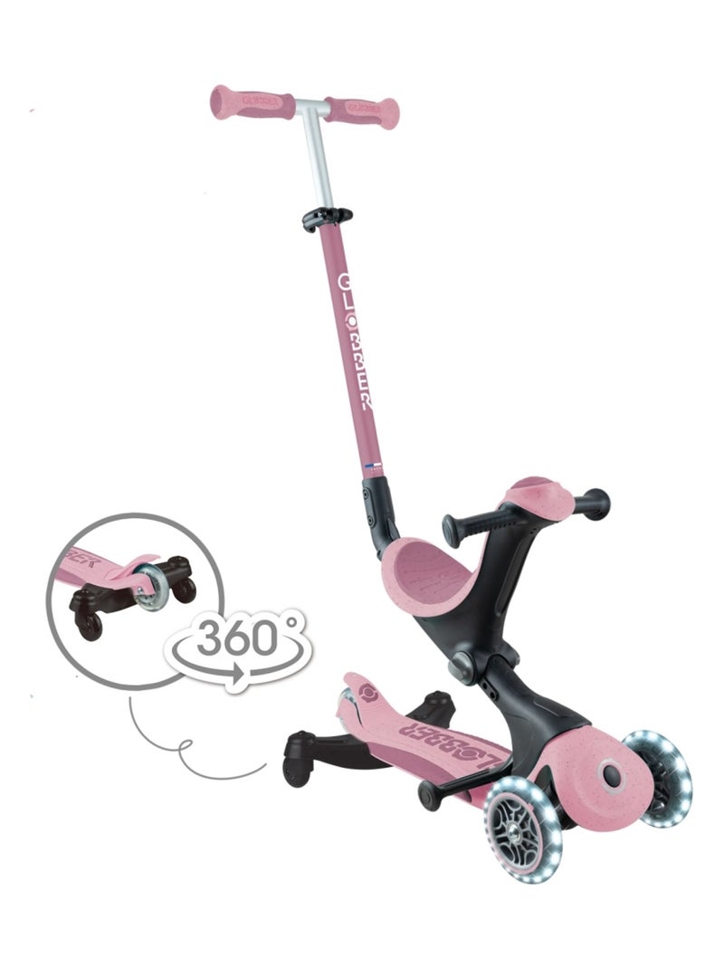 Trottinette évolutive GO-UP DELUXE LIGHTS ECO 360 Rose parme - Kiabi