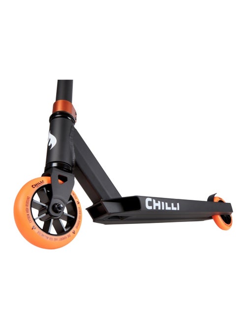 Trottinette Freestyle Chilli Pro Scooter Base Noir et Orange - Kiabi