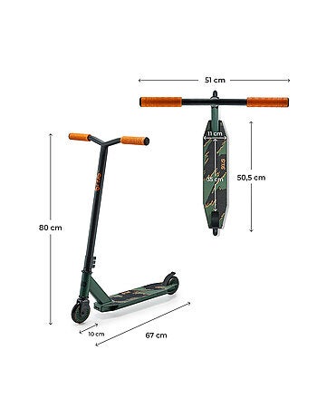 Trottinette freestyle légère et robuste pour enfant