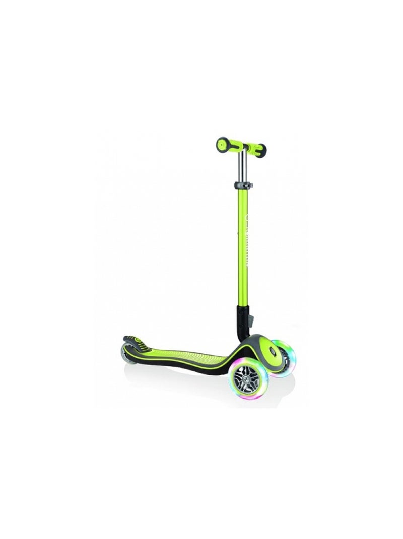 Trottinette 'globber' Elite Deluxe Lights Lime Green N/A - Kiabi