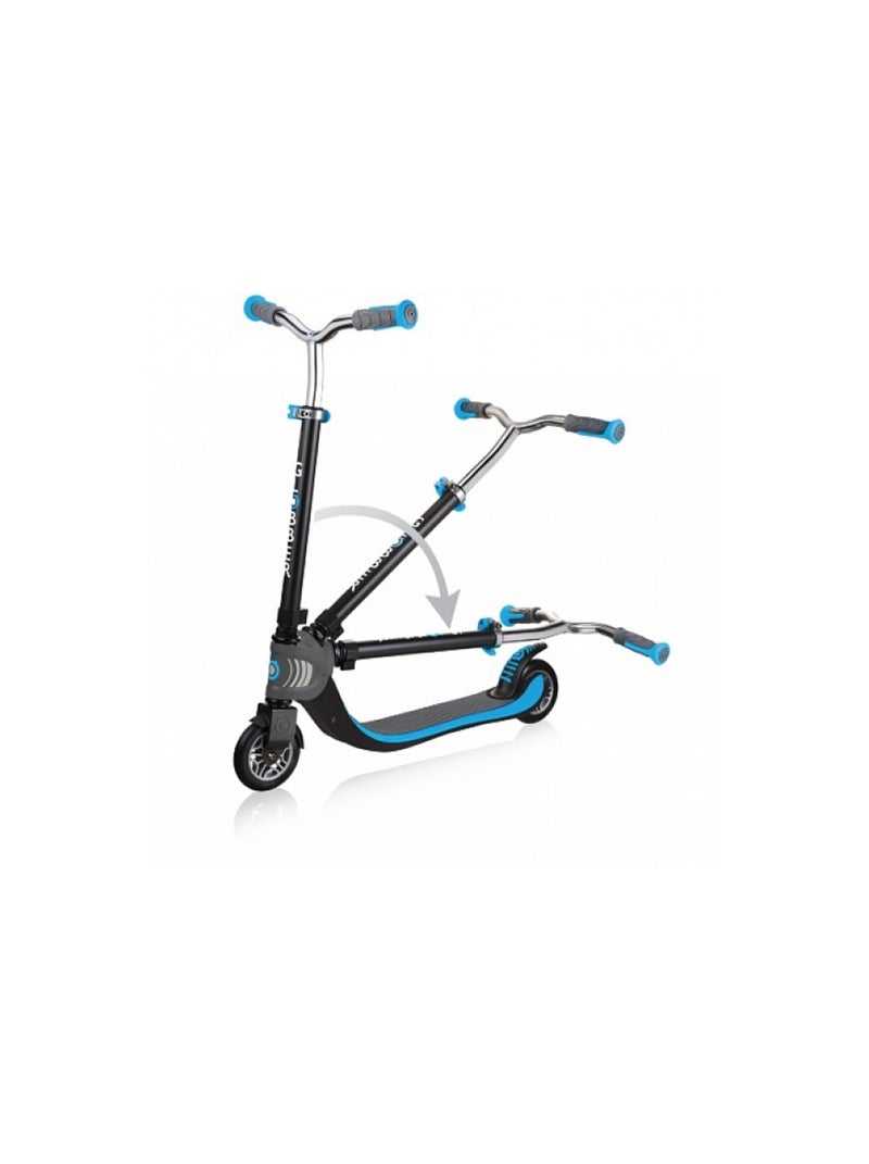 Trottinette Globber Flow Foldable 125 - Pliable 2 Roues - Enfants 6-15 Ans - Guidon Ajustable - 100kg Max