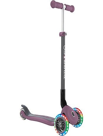 Trottinette GLOBBER Primo - 120/80 mm, ABEC 5, 3 roues, hauteur réglable,roues LED