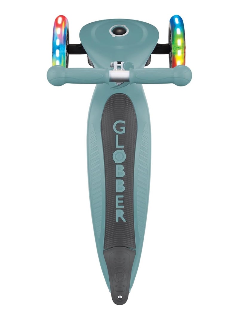 Trottinette GLOBBER Primo - 120/80 mm, ABEC 5, 3 roues, réglable, roues LED Bleu - Kiabi
