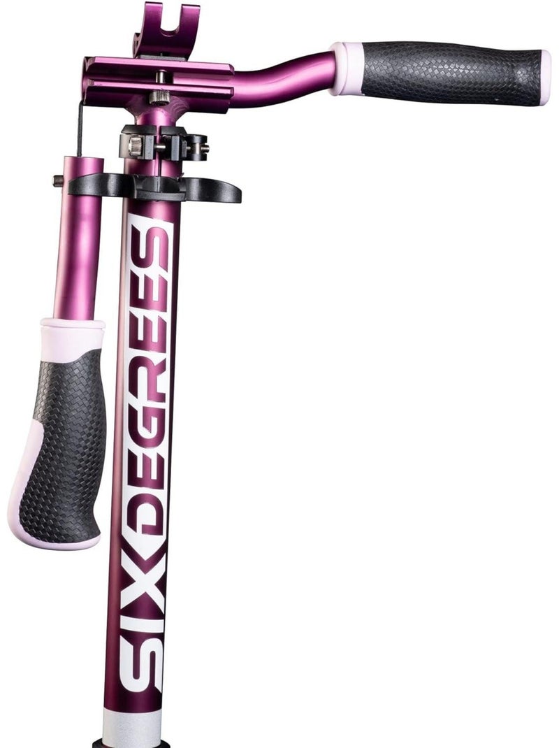 Trottinette junior aluminium - mécanisme de pliage et béquille - 180/145 mm Rose - Kiabi