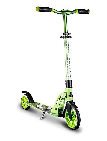 Trottinette junior aluminium - mécanisme de pliage et béquille - 180/145 mm
