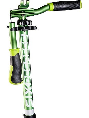 Trottinette junior aluminium - mécanisme de pliage et béquille - 180/145 mm