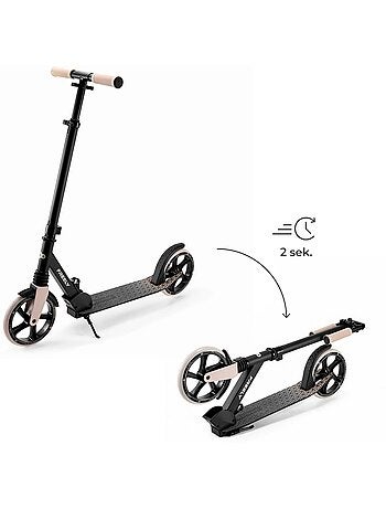 Trottinette Kinderkraft FREELY Pliable avec Roues PU 20 cm, Guidon Réglable et ABEC-7