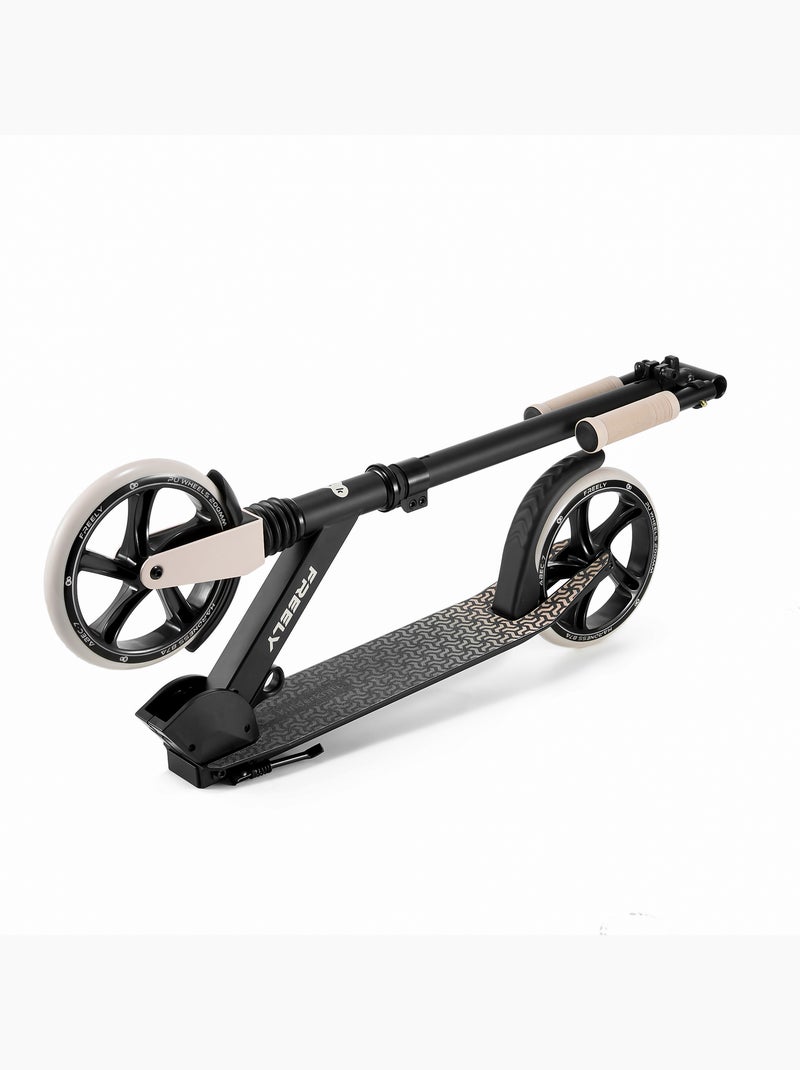 Trottinette Kinderkraft FREELY Pliable avec Roues PU 20 cm, Guidon Réglable et ABEC-7 Beige - Kiabi